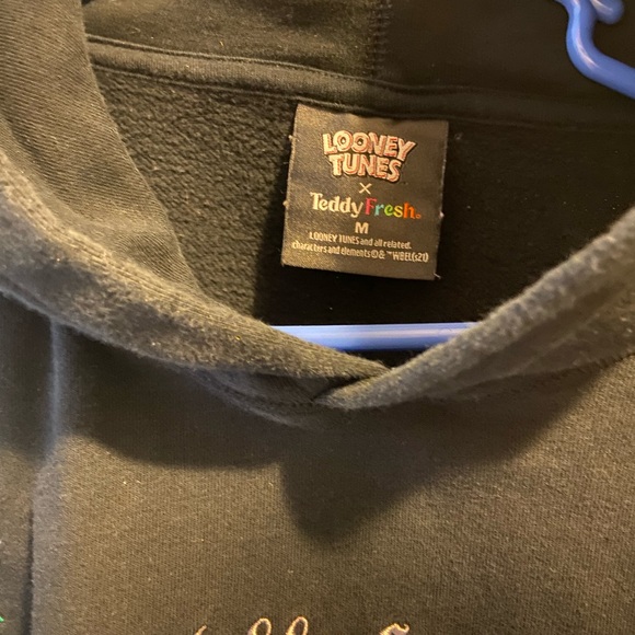 Teddy Fresh Black Hoodie with Looney Tunes Embroidery - Picture 2 of 4